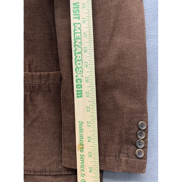Consensus Sportswear Blazer Mens Size X-Large Brown Corduroy Two Button Notch - Picture 10 of 16